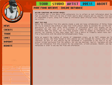 Tablet Screenshot of pfunkarchive.com